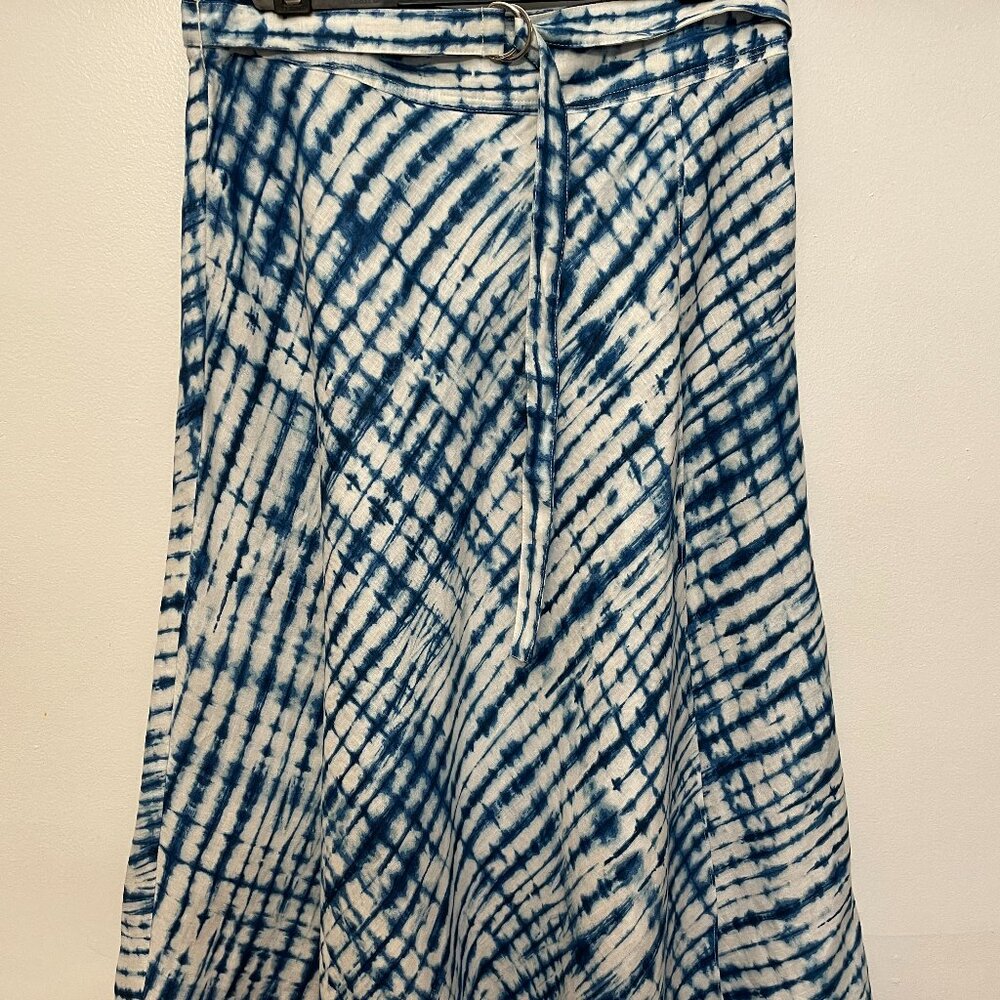 DKNY overlap skirt